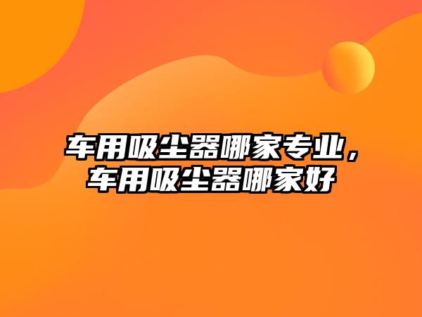 車(chē)用吸塵器哪家專(zhuān)業(yè)，車(chē)用吸塵器哪家好
