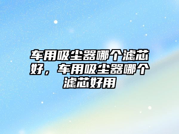 車(chē)用吸塵器哪個(gè)濾芯好，車(chē)用吸塵器哪個(gè)濾芯好用