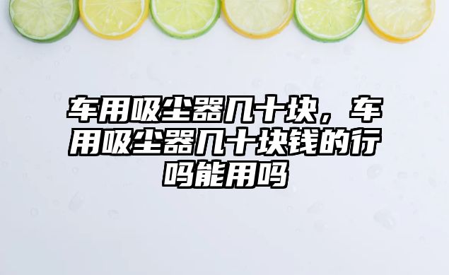 車(chē)用吸塵器幾十塊，車(chē)用吸塵器幾十塊錢(qián)的行嗎能用嗎