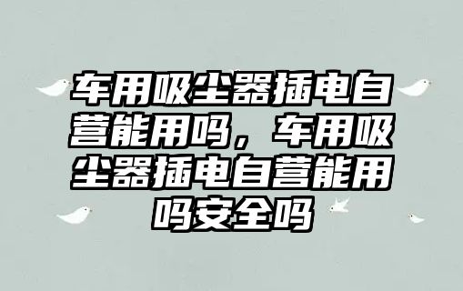車(chē)用吸塵器插電自營(yíng)能用嗎，車(chē)用吸塵器插電自營(yíng)能用嗎安全嗎